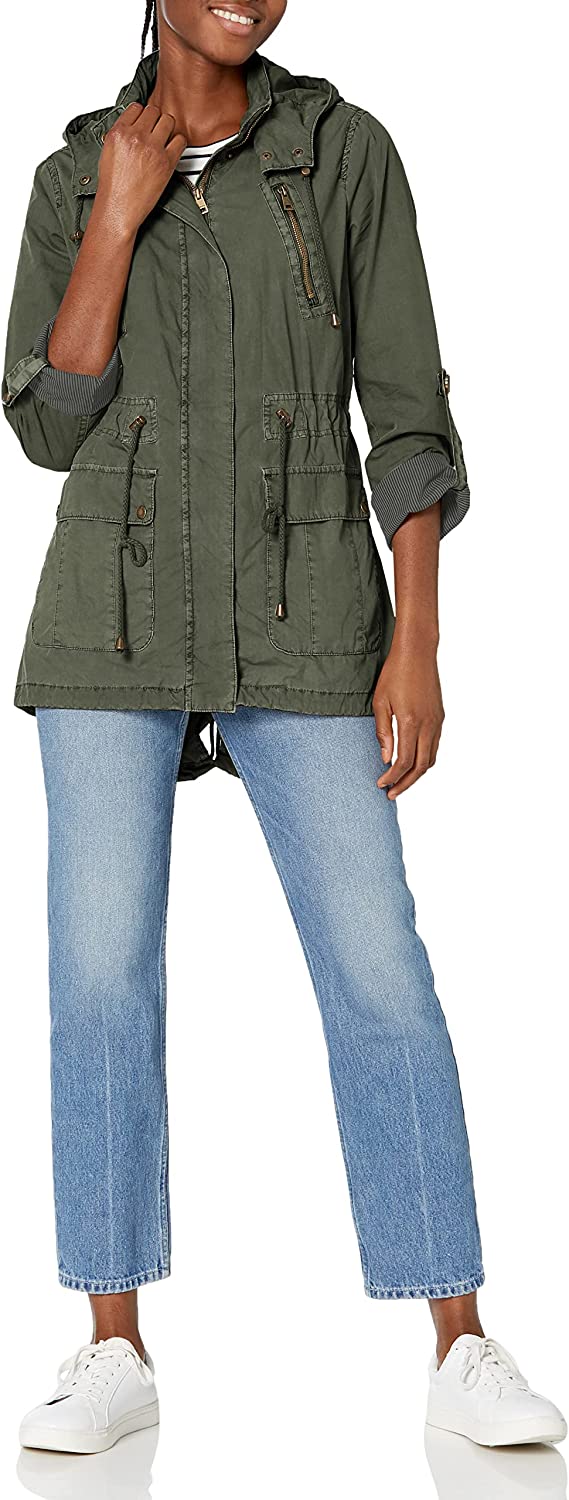 Levi's Women's Cotton Hooded Anorak Jacket (Standard & Plus Sizes)