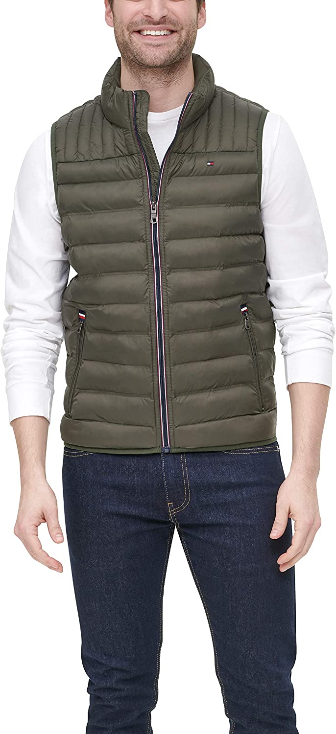 Tommy Hilfiger Men's Lightweight Ultra Loft Quilted Puffer Vest (Standard and Big & Tall)