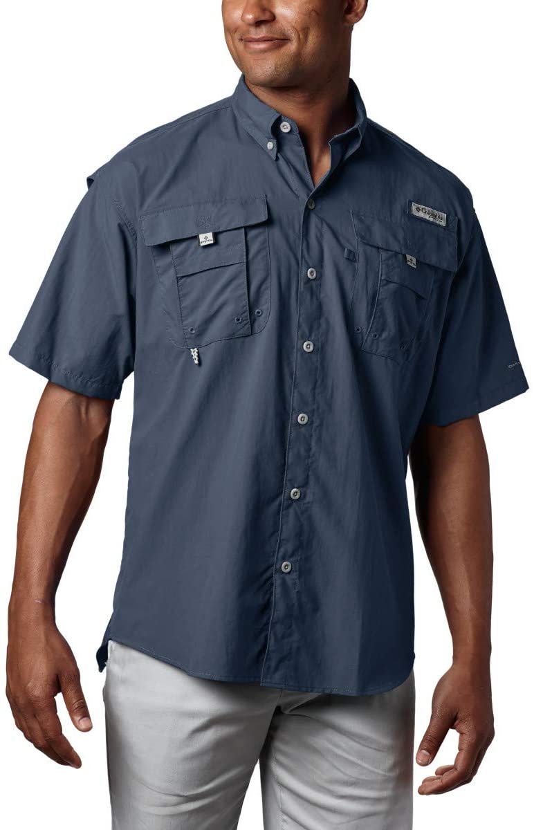 Columbia Men's Bahama II UPF 30 Short Sleeve PFG Fishing Shirt