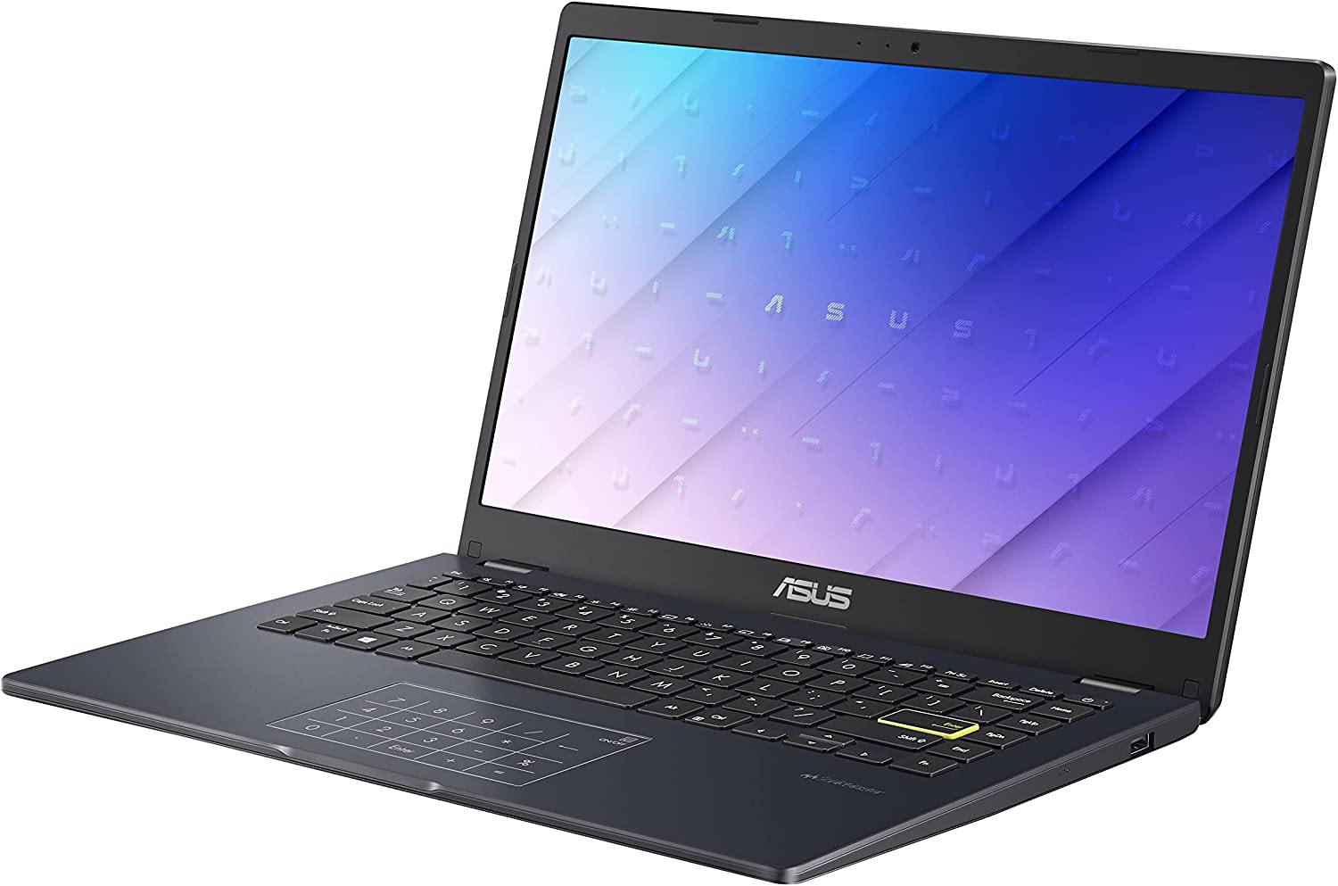 ASUS L410 MA-DB04 Ultra Thin Laptop, 14” FHD Display, Intel Celeron N4020 Processor, 4GB RAM, 128GB Storage, NumberPad, Windows 10 Home in S Mode, Star Black
