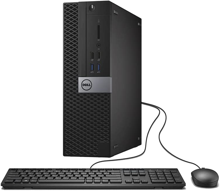 Dell OptiPlex 7040 Small Form Factor PC, Intel Quad Core i7-6700 up to 4.0GHz, 16G DDR4, 512G SSD, Windows 10 Pro 64 Bit-Multi-Language Supports English/Spanish/French (Renewed)