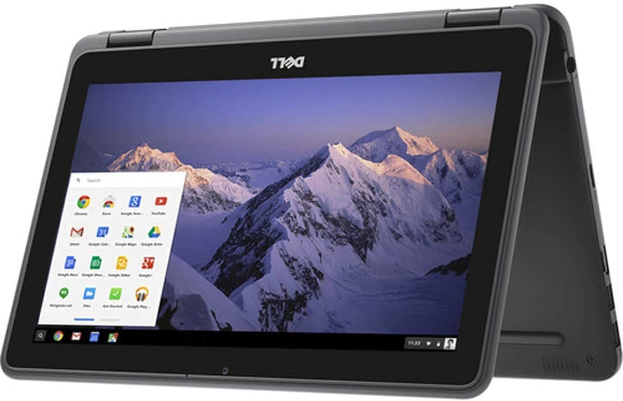 Dell 3100 11.6" Touchscreen 2 in 1 Chromebook 11, Intel Celeron N4020, 4GB RAM, 32GB Flash Memory, Chrome OS (J0JW4)