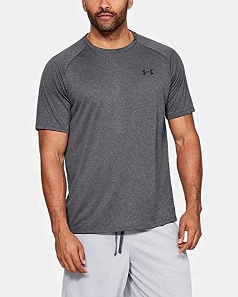 Under Armour Men's Tech 2.0 Short-Sleeve T-Shirt, Carbon Heather (090)/Black, XX-Large Tall