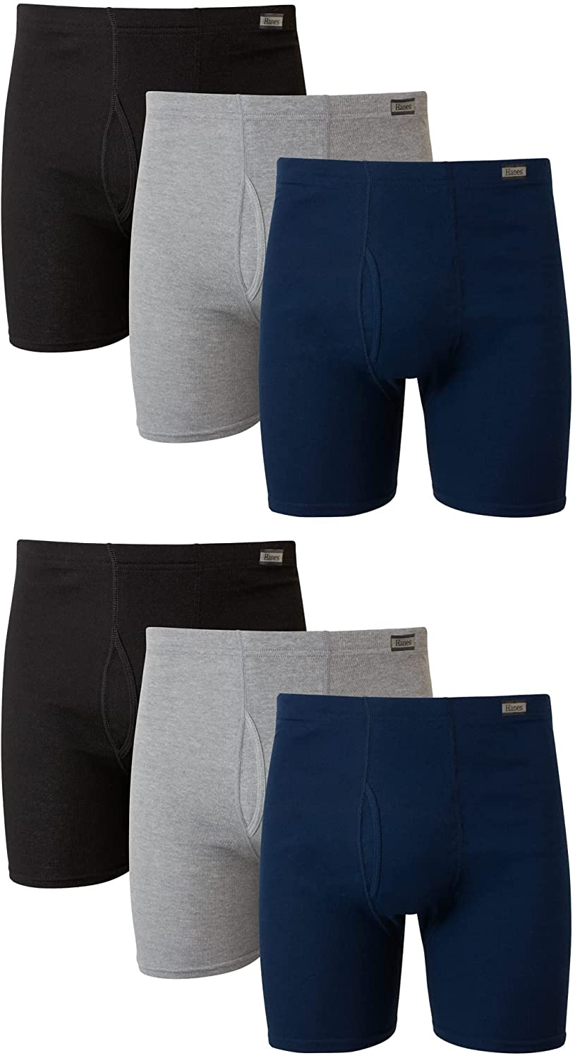 Hanes Men’s ComfortSoft Boxer Briefs – Multiple Packs Available