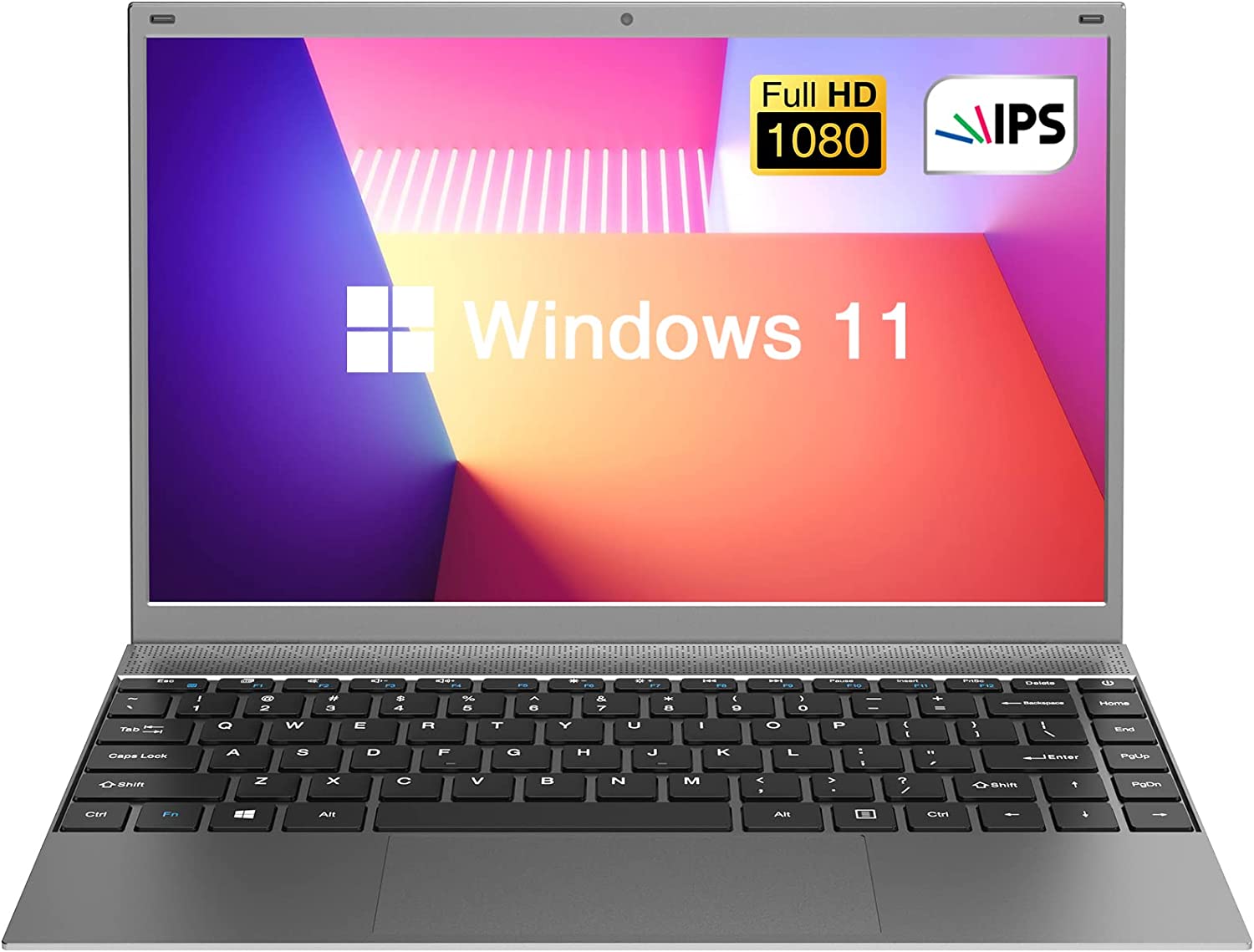 Windows 11 Laptop, Tulasi 2022 Newest 14.1" Full HD IPS Laptop, 8GB RAM, 128GB SSD, Intel Celeron J4005 Laptop Computer, Support 2.4G/5G WiFi, BT 4.2, Long Battery Life