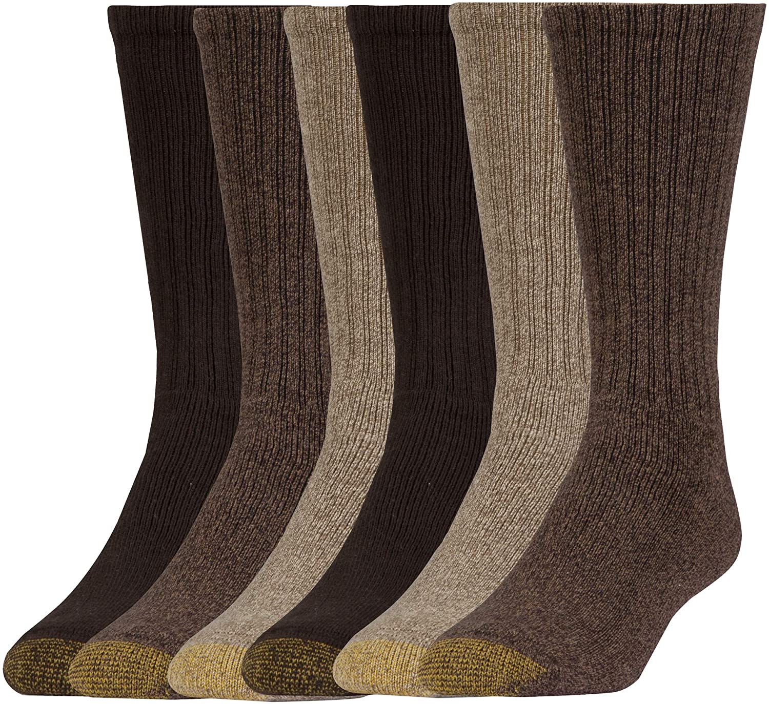 Gold Toe Men's Harrington Crew Socks, Multipairs