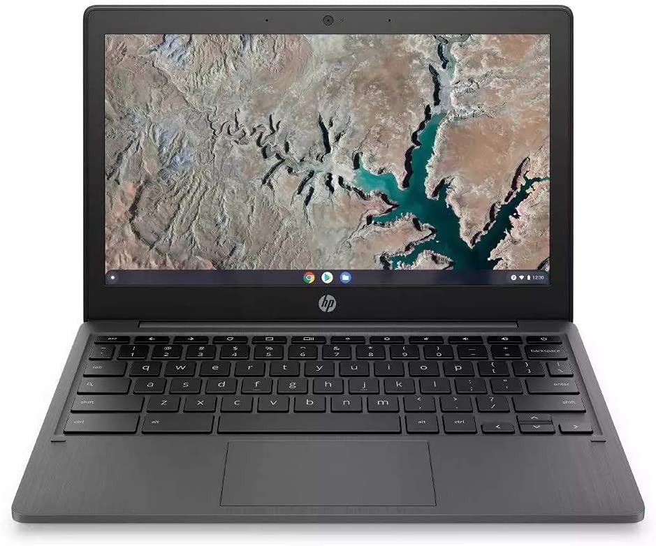 HP HP New 2020 11.6In HD Chromebook for Students MediaTek MT8183 4GB LPDDR4 RAM 32GB eMMC Chrome OS (Renewed), 056-01-4094, 11-11.99 inches