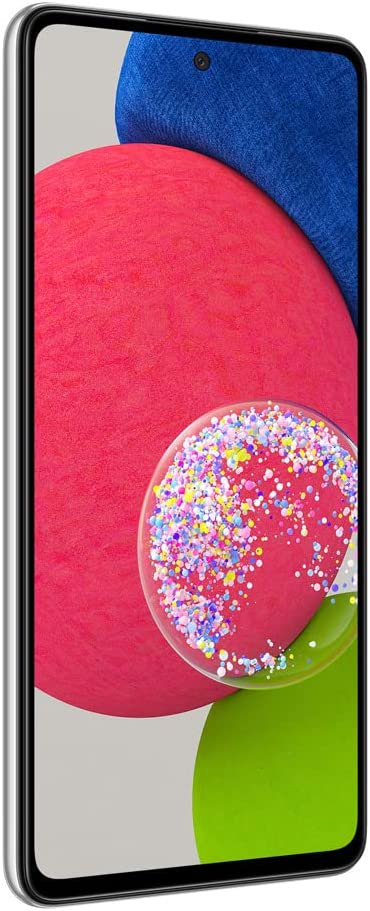 Samsung Galaxy A52s A528B 5G Dual 128GB 6GB RAM Factory Unlocked (GSM Only | No CDMA - not Compatible with Verizon/Sprint) International Version - White