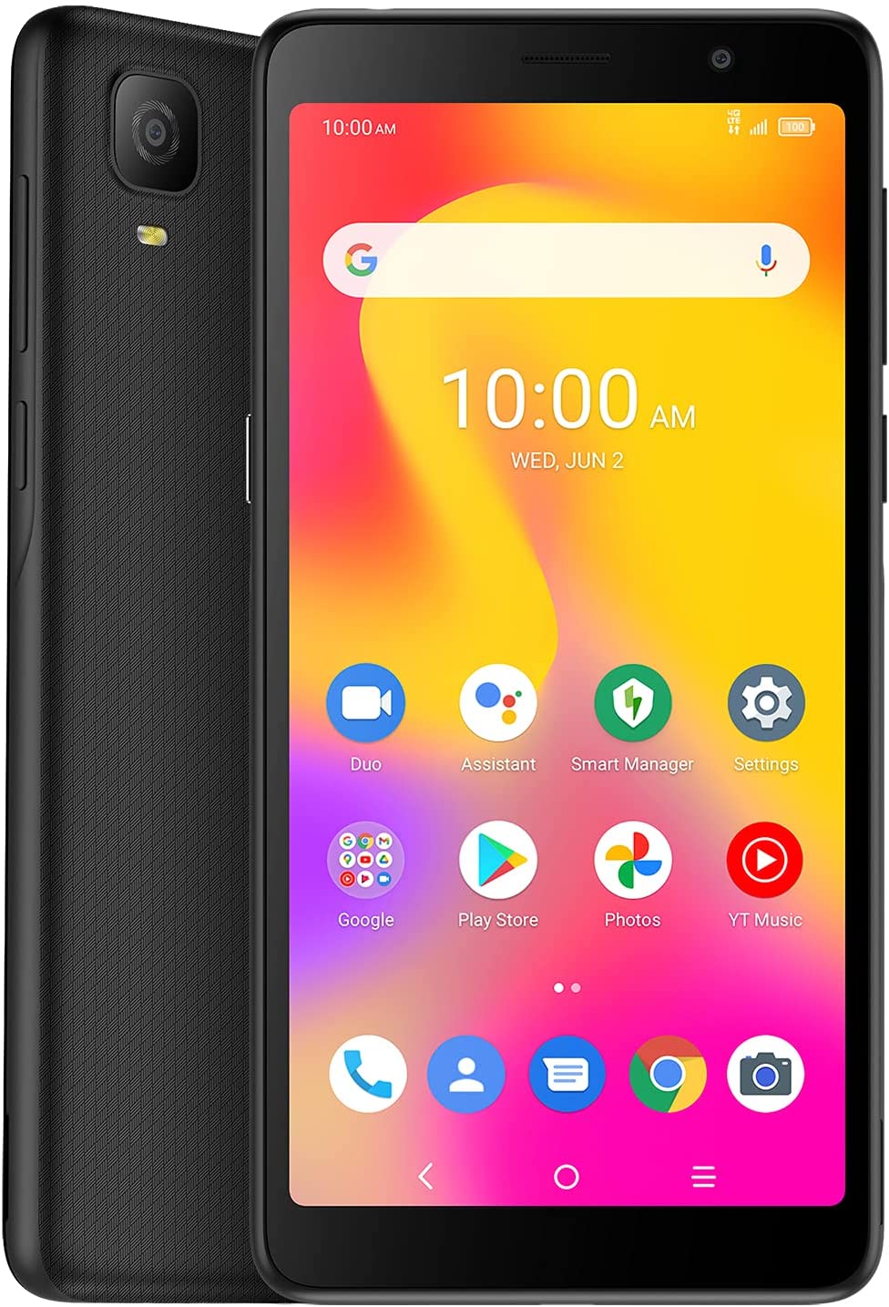 TCL A30 Unlocked Smartphone with 5.5" HD+ Display, 8MP Rear Camera, 32GB+3GB RAM, 3000mAh Battery, Android 11, Prime Black