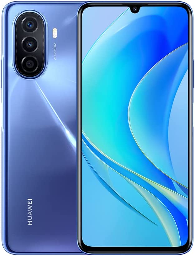 Huawei Nova Y70 Dual-SIM 128GB ROM + 4GB RAM (GSM Only | No CDMA) Factory Unlocked 4G/LTE Smartphone (Crystal Blue) - International Version