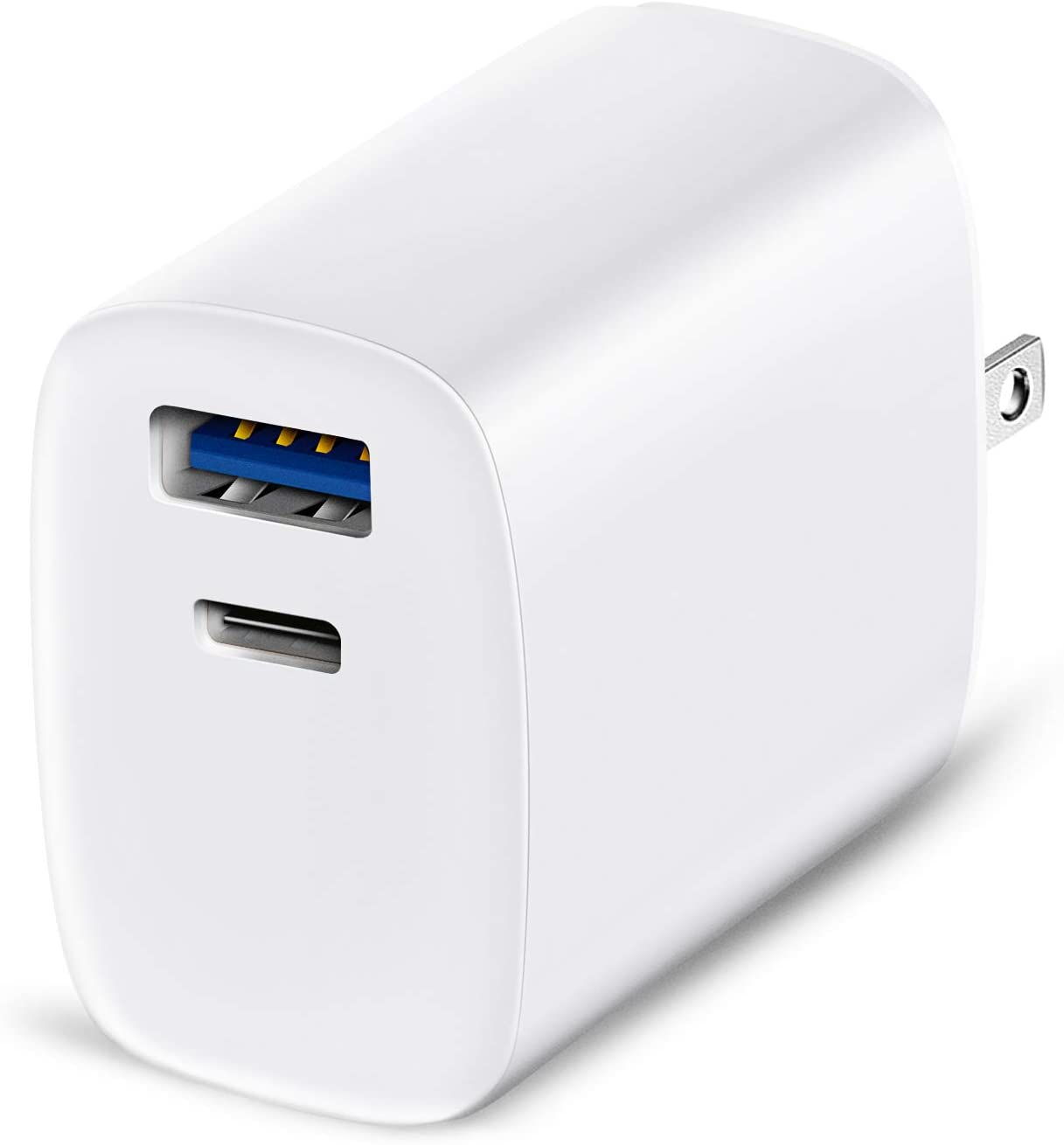 USB C Wall Charger, Deegotech 20W iPhone 12 13 Charger, Dual Port Foldable Plug PD 3.0 Type C Charger Compatible with iPhone 13/13Pro/13 Pro max/iPhone 12/12 Pro max/11/11Pro Max/X/SE3 iPad Pro