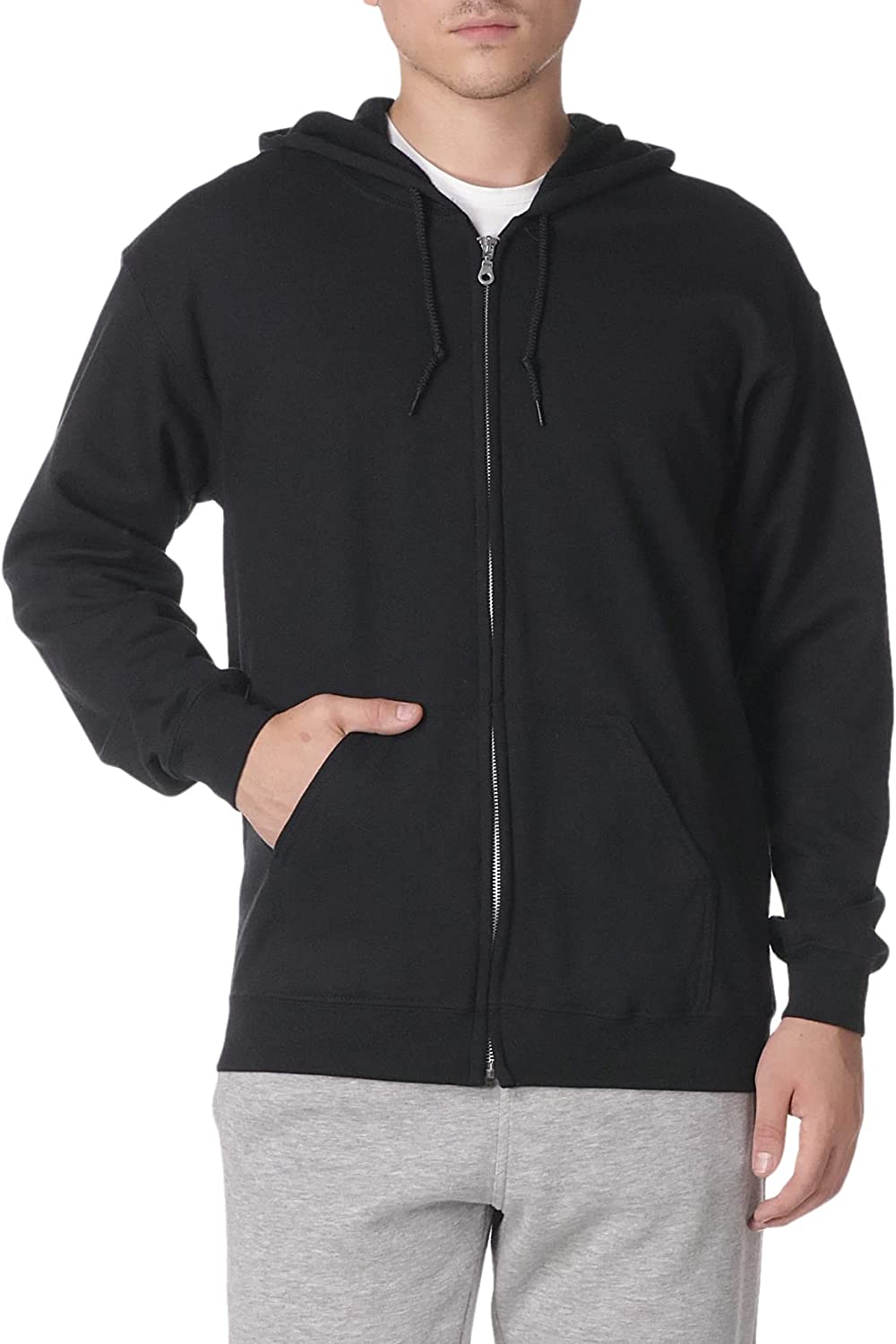 Gildan Adult Fleece Zip Hooded Sweatshirt, Style G18600