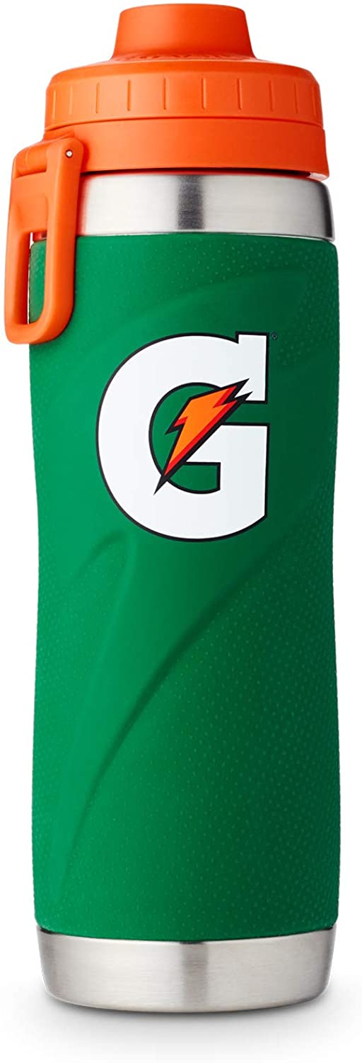 Gatorade Stainless Steel Sport Bottle, 26oz, Double-Wall Insulation