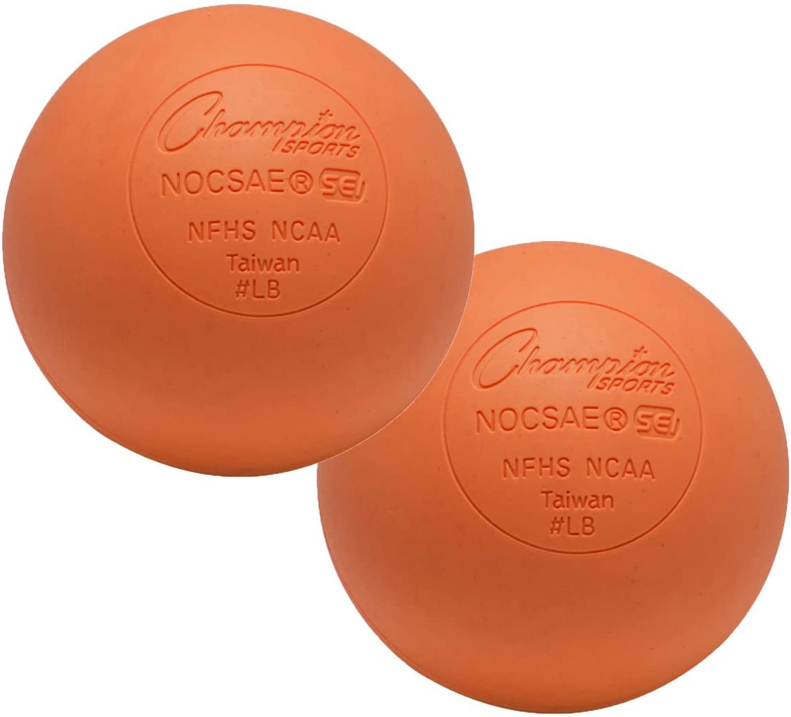 Champion Sports Official Lacrosse Balls - Multiple Colors in Packs of 1, 2, 3, 6, and 12