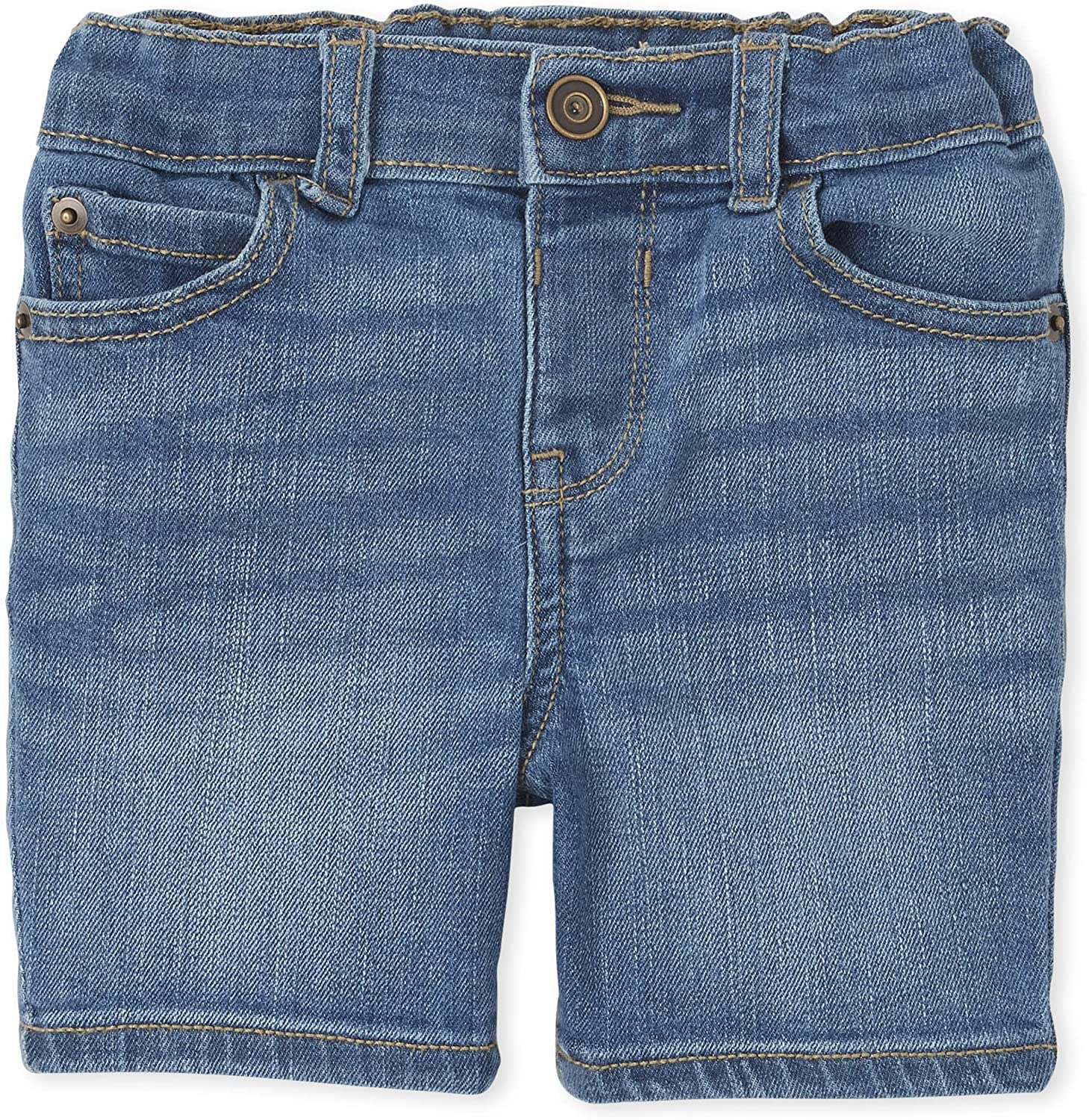 The Children's Place Baby and Toddler Boys Stretch Denim Shorts