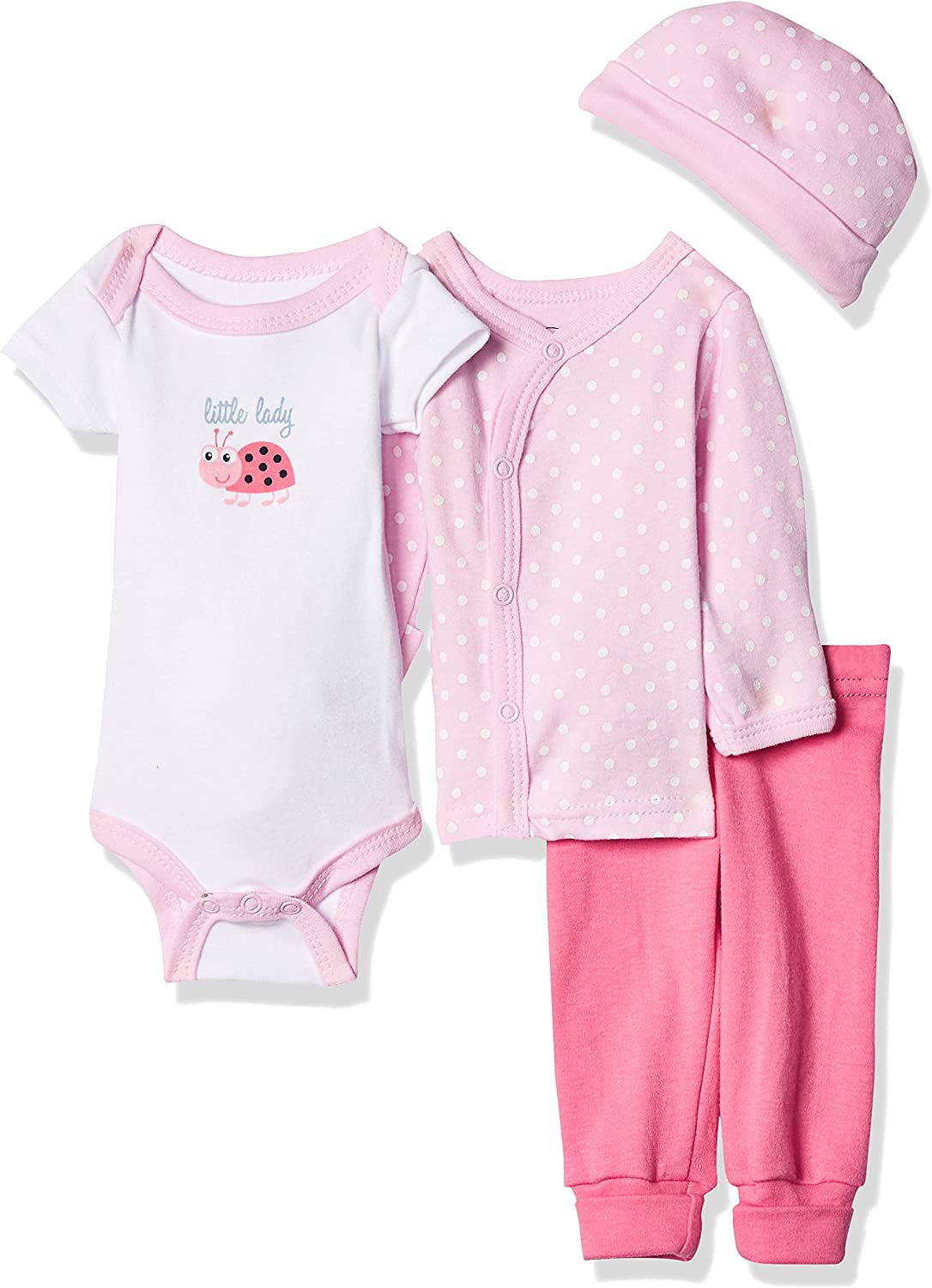 Luvable Friends Unisex Baby Cotton Preemie Layette Set