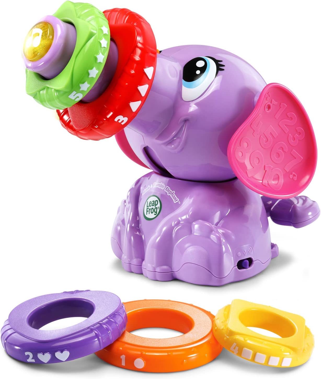 LeapFrog Stack and Tumble Elephant (Amazon Exclusive), Purple