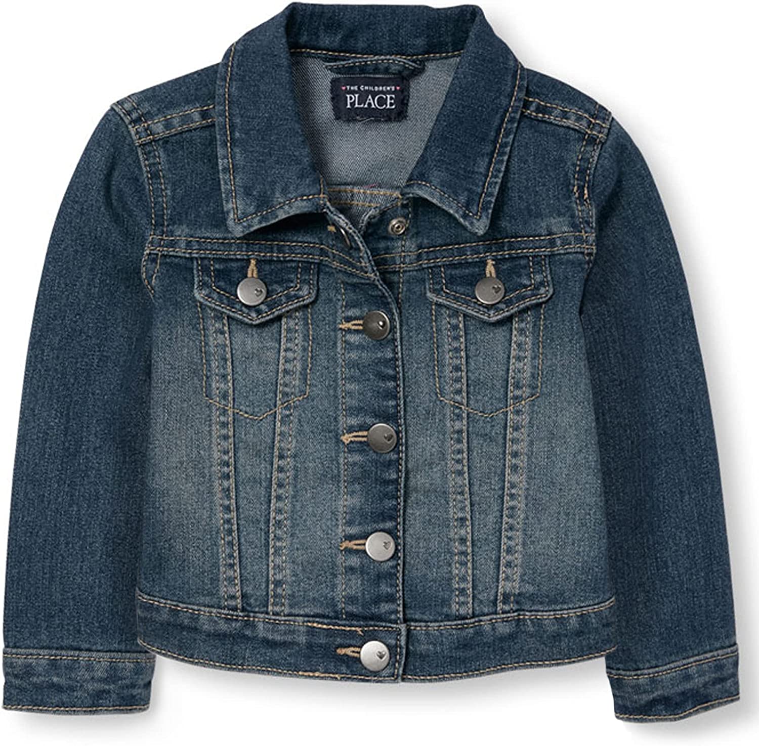 The Children's Place Baby Toddler Girls Basic Denim Jacket