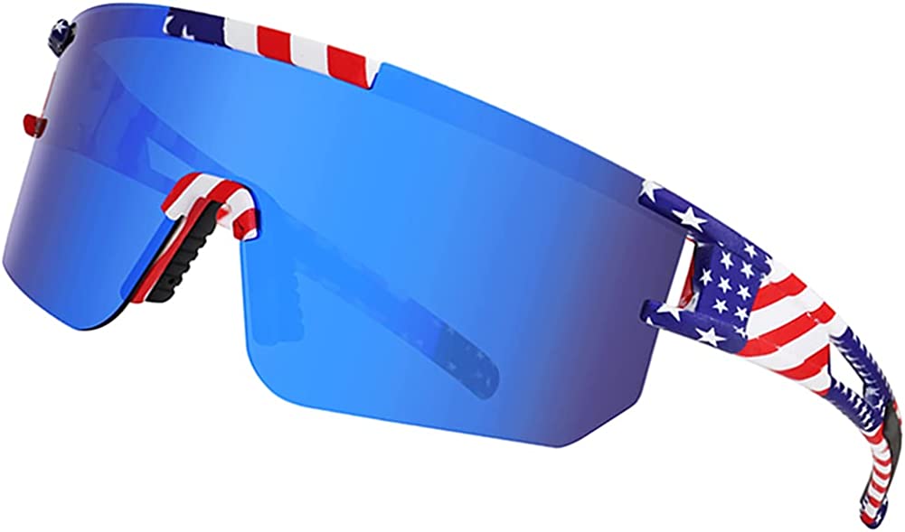 IKTOD Sports Sunglasses for Men and Wome,UV400 Polarized Sunglasses,Cycling,Driving,Windproof