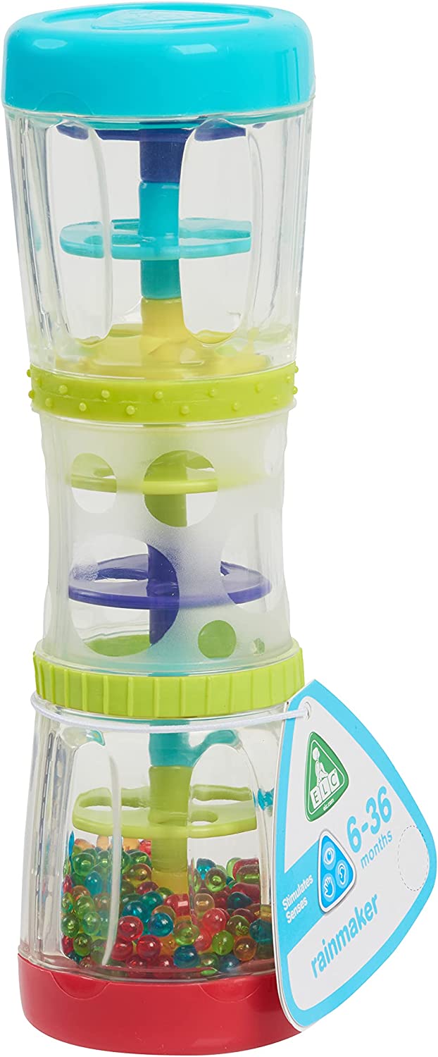 Early Learning Centre Rainmaker, Colorful Soothing Sensory Baby Toy, Hand Eye Coordination, Amazon Exclusive
