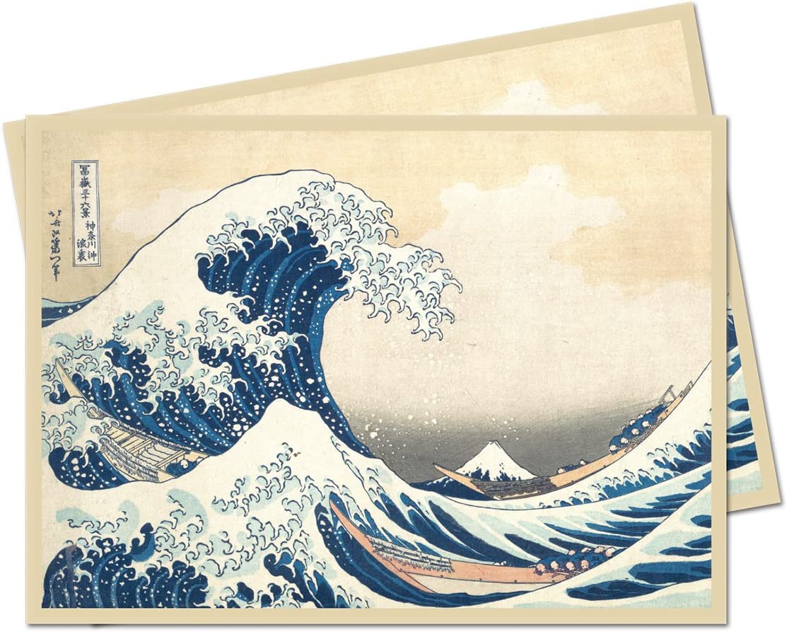 "The Great Wave off Kanagawa" Standard (Magic) Deck Protector sleeves (65 Count Pack)