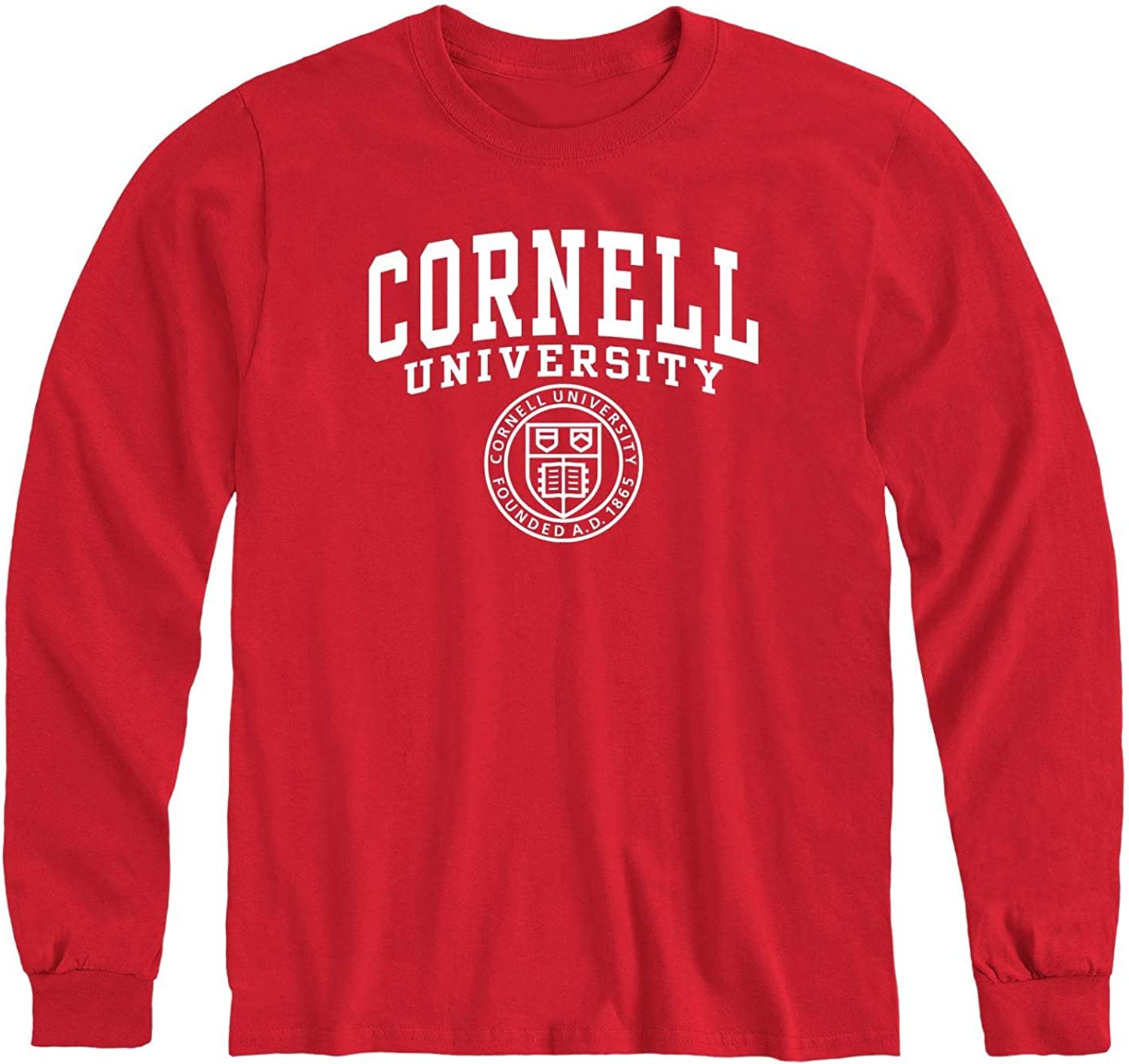 Ivysport Long Sleeve Cotton Adult T-Shirt, Unisex, Heritage Logo, Color