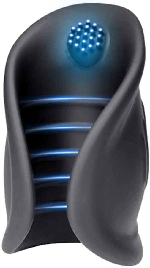 Male Vibrator, Aumood Handheld Male Masturbator Penis Vibrator for Men Masturbation with 10 Vibration for Glans Ejaculation, Male Adult Sex Toys & Games Prolong Endurance