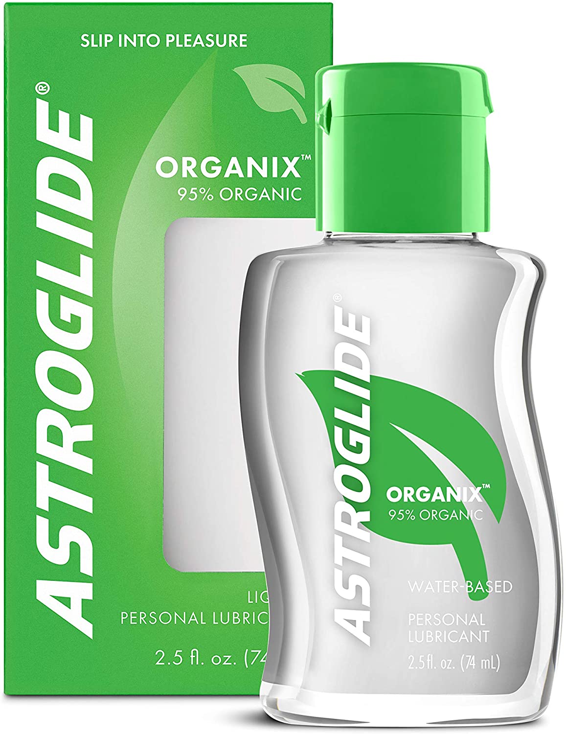 Astroglide Organix Liquid, Water Based Personal Lubricant, 2.5 oz.