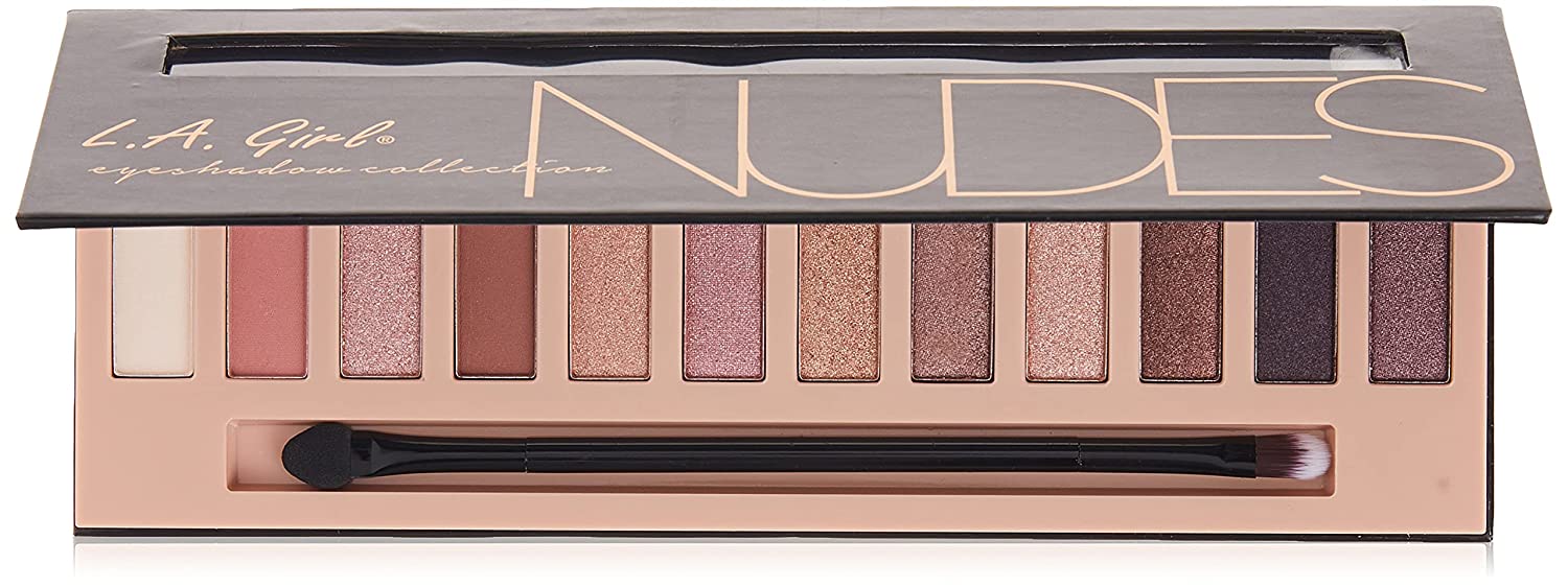 L.A. Girl Beauty Brick Eyeshadow, Nudes, 0.42 Ounce