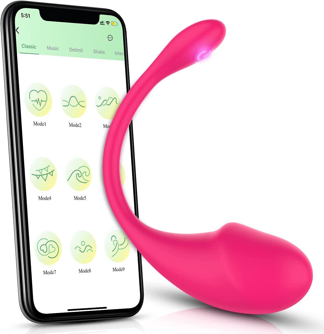 Wearable Panty G-spot Vibrator Dildo with APP Control, Amoochoo Long Distance Silicone Vibrating Panties Vaginal Stimulator Clitoral and Anal Massager Adult Sex Toys for Women and Couple