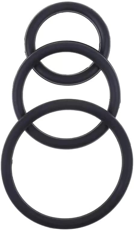 Cook Rings for Men for Sex, Silicone Penis Rings with 3 Different Size, Soft & Flexible Couples Sex Products Adult Toys, Penis Rings for Men Erection Prime