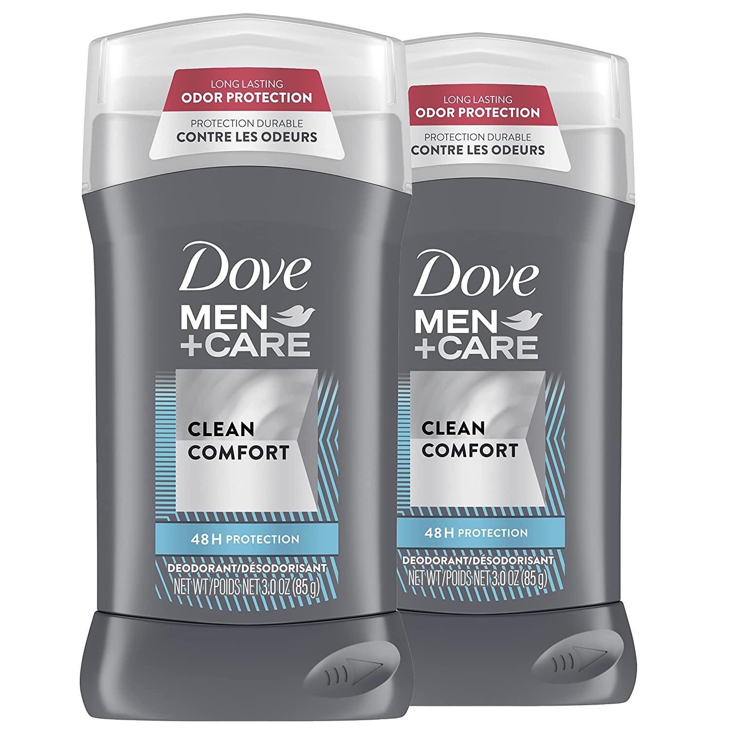 Dove Men+Care Deodorant Stick Moisturizing Deodorant For 48-Hour Protection Clean Comfort Aluminum Free Deodorant For Men 3oz 2 Count