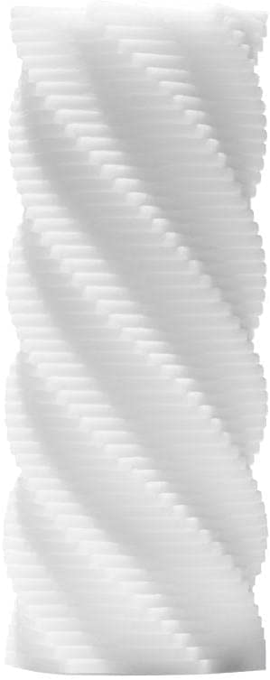 TENGA 3D Sleeve Spiral for Male Masturbation TNH001, White, (Pack of ), 1 Count
