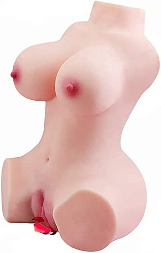 6LB Sex Doll Male Masturbator Pocket Pussy Ass Male Sex Toys for Men Masturbation, 3-in-1 Female Torso Adult Love Doll with Realistic Boobs for Vagina Anal Breast Sex (11.8x8.3x5.1In, Down-Sized)