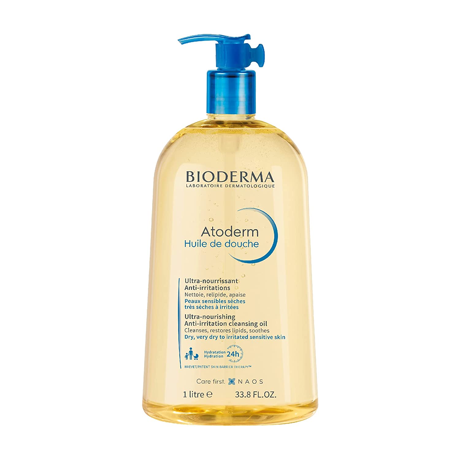 Bioderma - Atoderm - Cleansing Oil - Face and Body Cleansing Oil - Soothes Discomfort - Cleansing Oil for Very Dry Sensitive Skin
