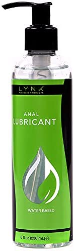 Lynk Pleasure Products Anal Lube Water Based 8 oz Sex & Intimacy Lubricant for Men, Women, and Couples