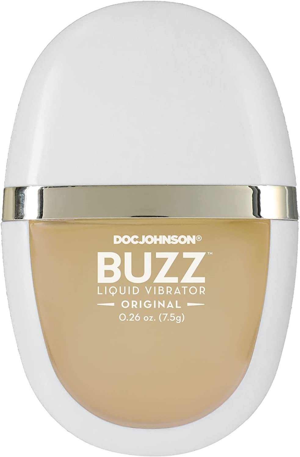 Doc Johnson Buzz Liquid Vibrator - Intimate Arousal Gel - Designed to Enhance a Woman's Sexual Sensations, Arousal, and Pleasusre - Gel Stays Where You Want It - 7 ml (0.23 fl. oz.)