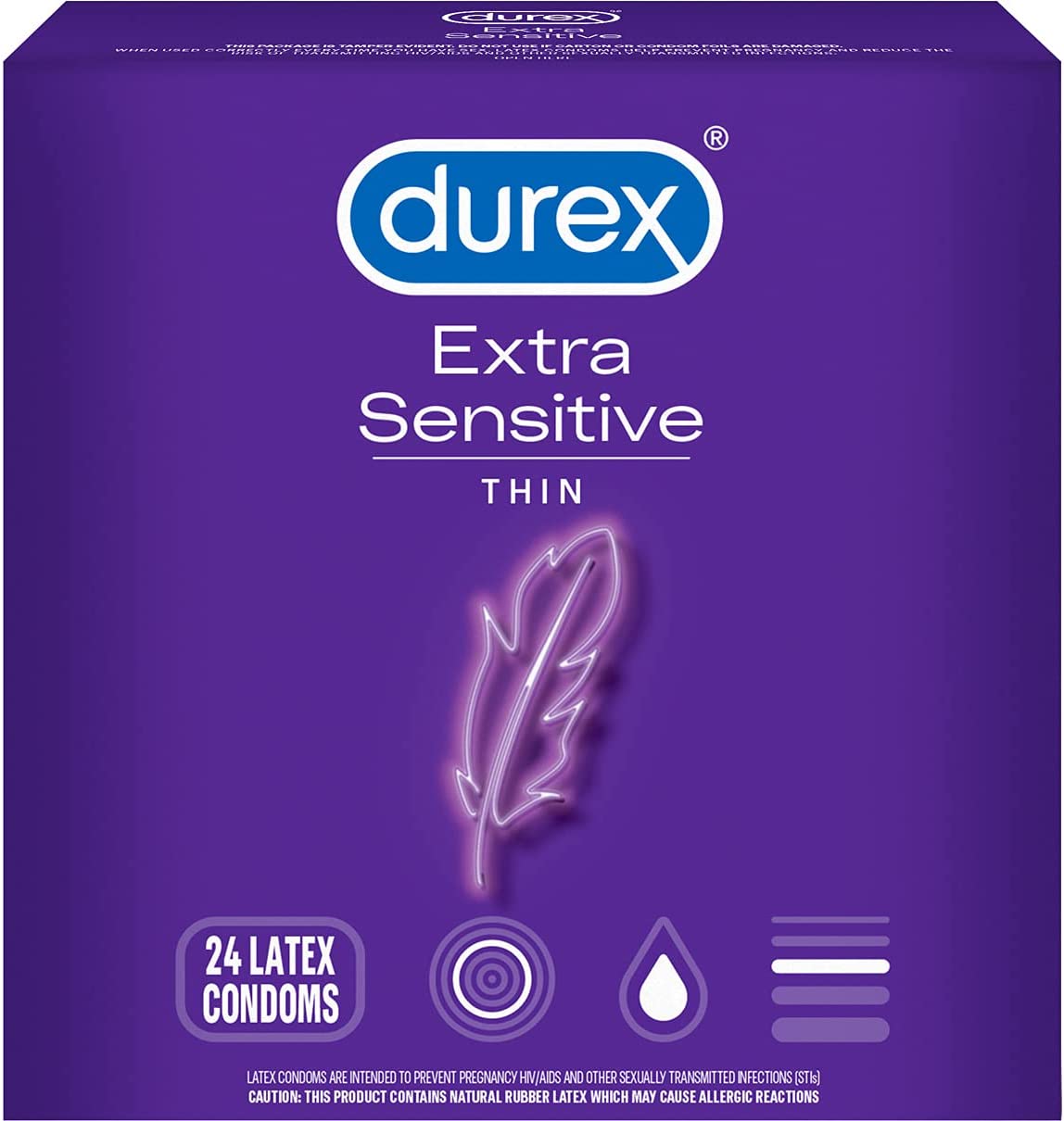 Durex Extra Sensitive Ultra Thin Condoms 24 Pack Personal Healthcare / Health Care